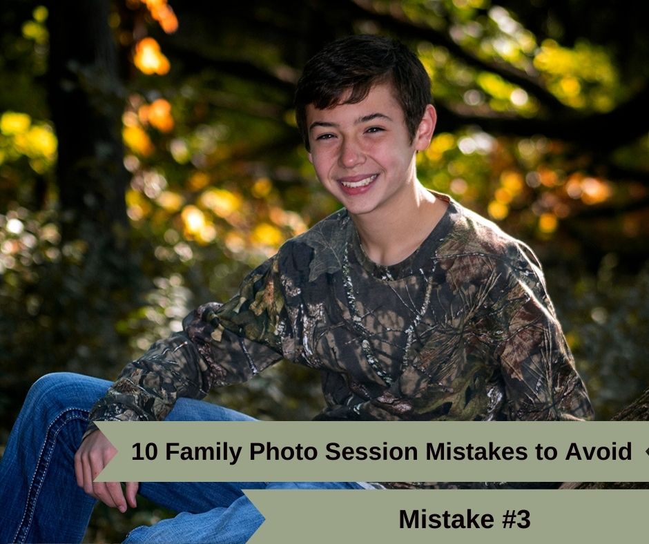 Mistake #3: Doing this might ruin your family's photo session